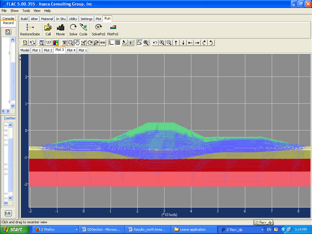                                                                               Displacement vectors of rubble-mound breakwater in soft soil strata - Output of software FLAC
                                                                               
